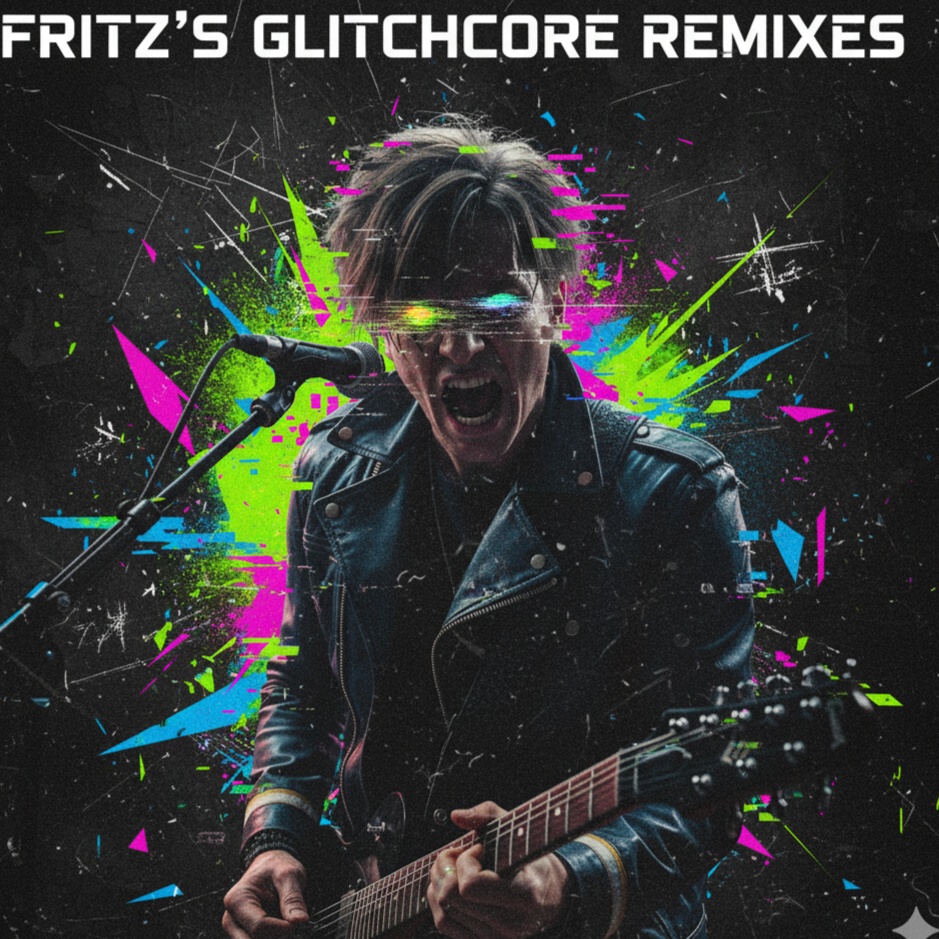 Image for Fritz's own playlist for Glitchcore/Rock experiments and remixes