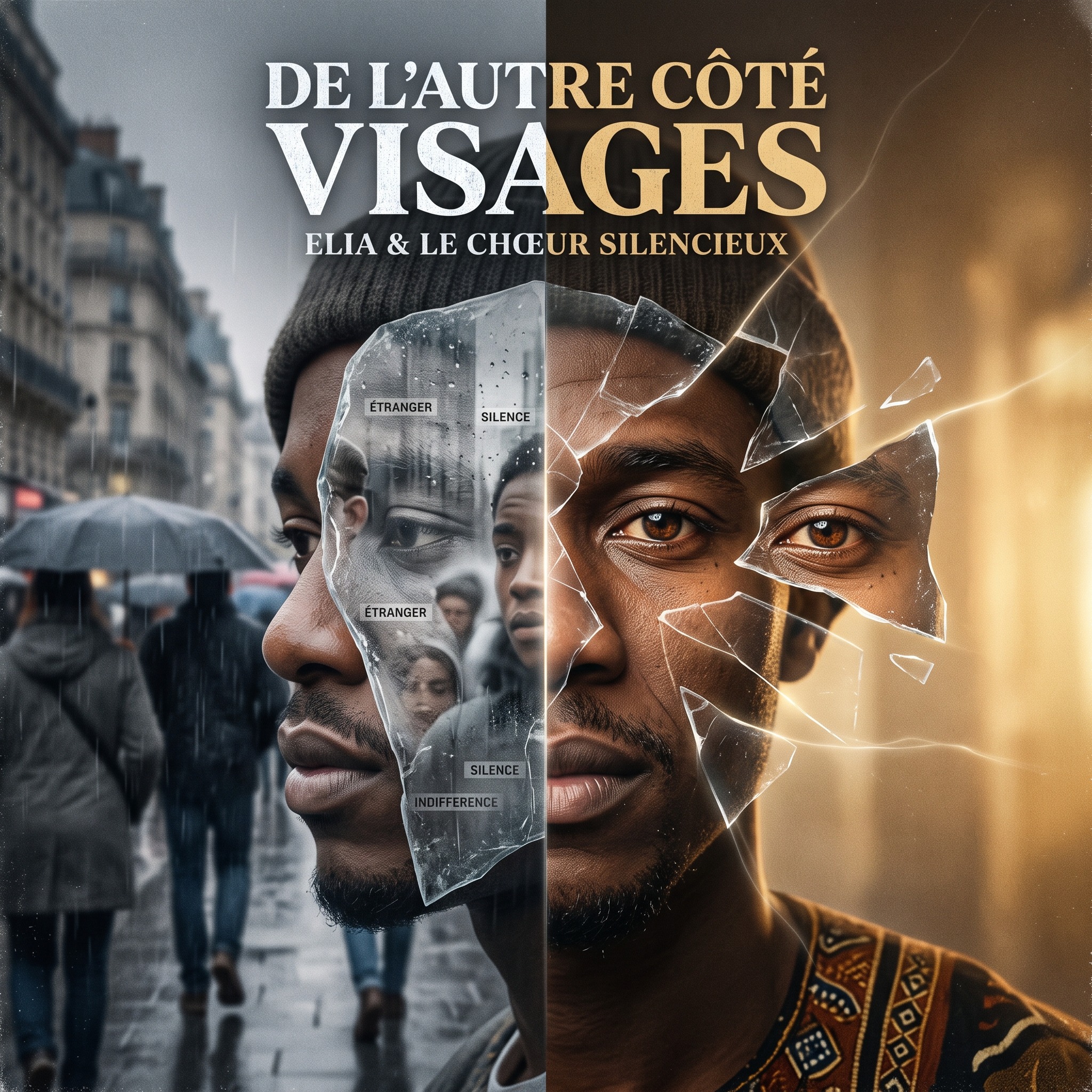 de l'autre côté des visages artwork