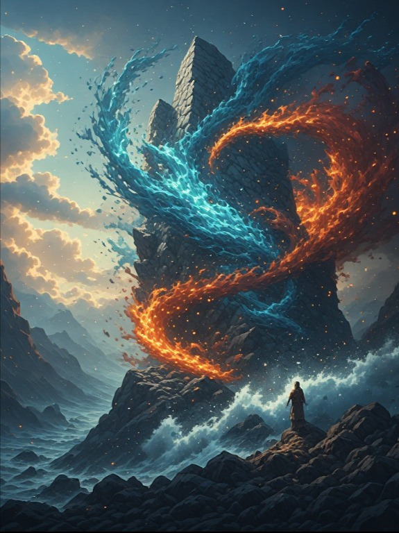 Song of Stone, Water, Fire & Wind artwork
