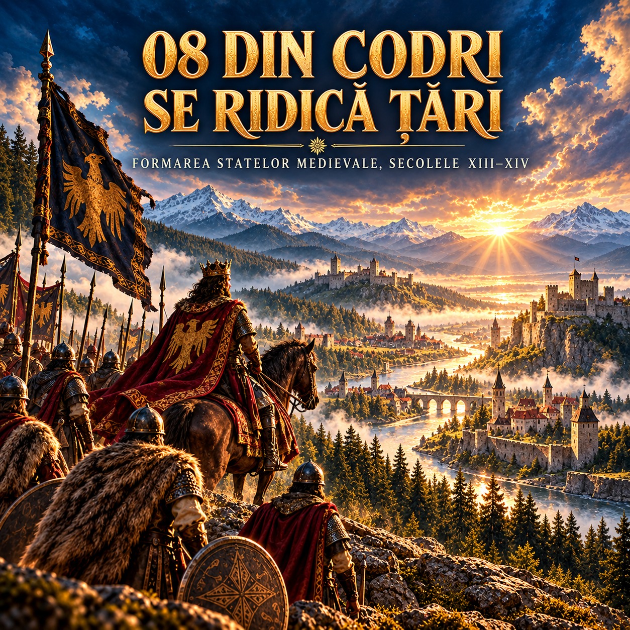 08 DIN CODRI SE RIDICĂ ȚĂRI — FORMAREA STATELOR MEDIEVALE, SECOLELE XIII–XIV artwork