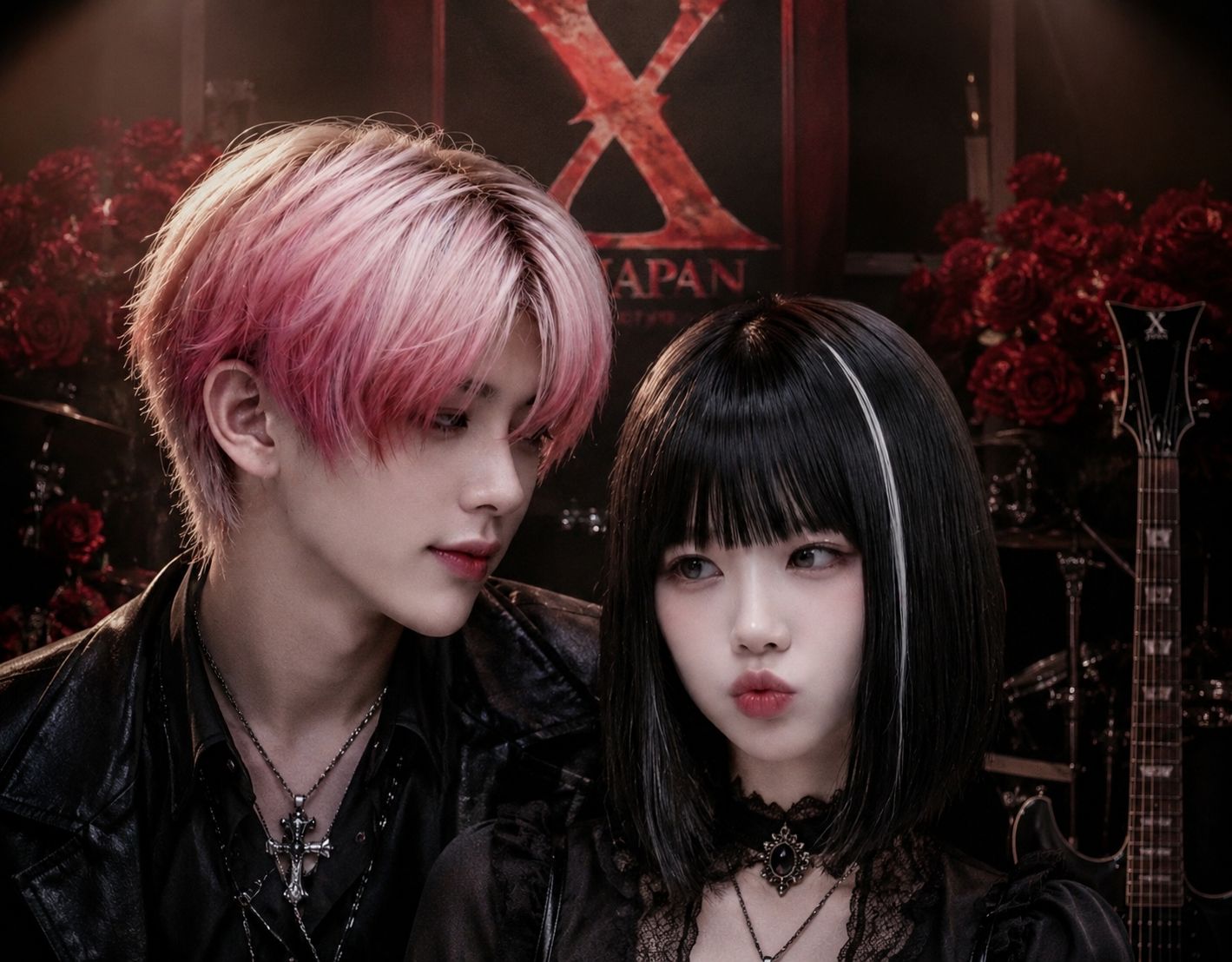Scarlet Eternity ~ 바토리의 장미 (Báthory’s Rose)] x_japan Rose of Pain및 다른 곡 감상후 영감 artwork
