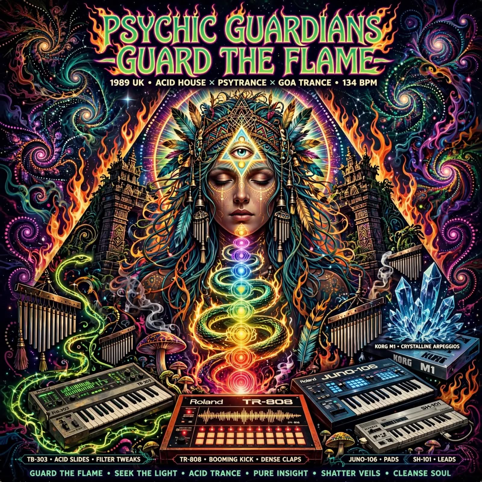 Psychic Guardians (MIX 1) V6 artwork