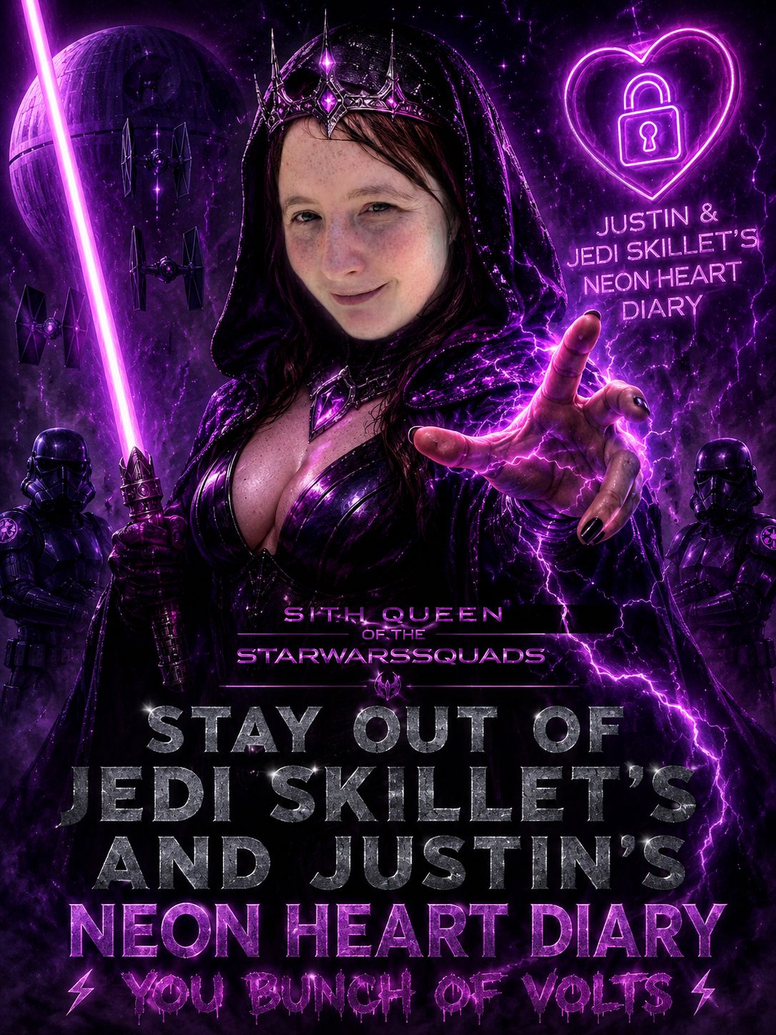 STAY off of Jedi Skillet's and Justin's Neon Heart Diary🤣 artwork