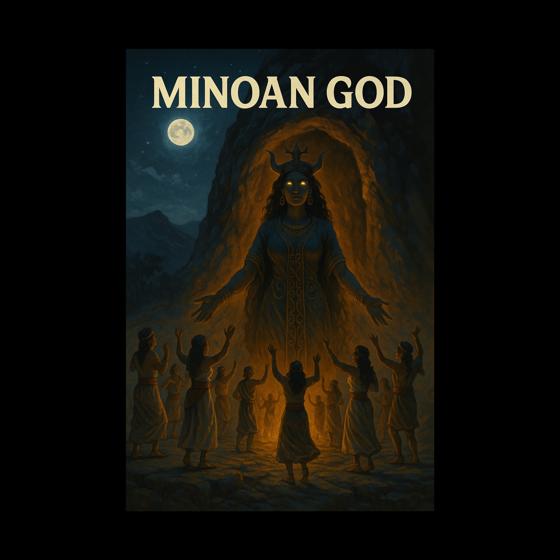 Minoan God artwork