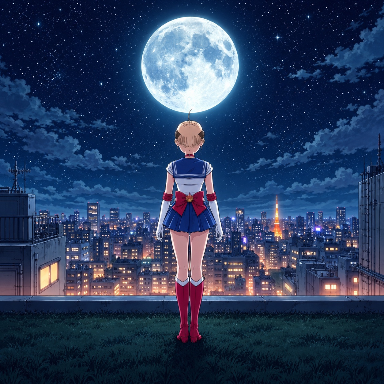 左様。月に代わって波平です。 artwork
