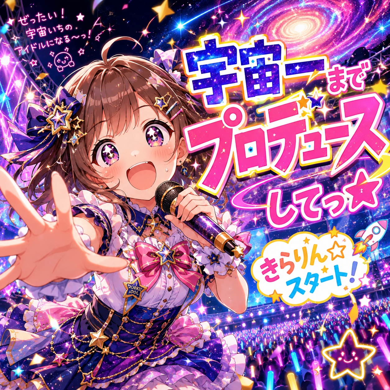 宇宙一までプロデュースしてっ☆ artwork