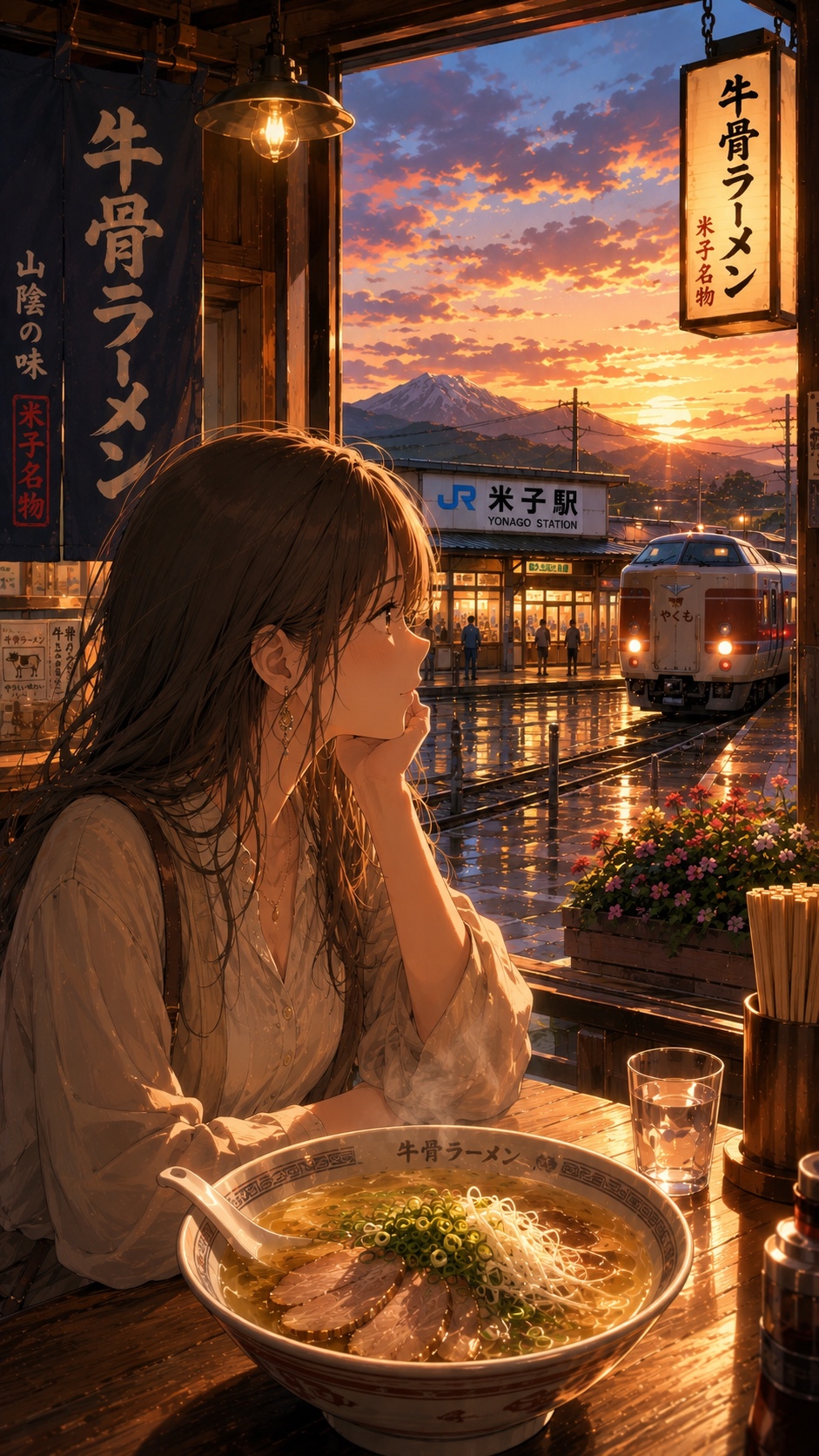 牛骨ラーメン 〜 山陰、旅先の恋 〜 artwork