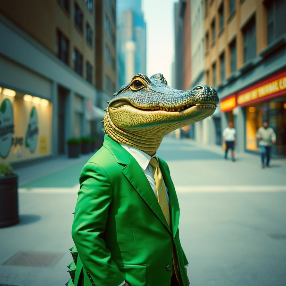 Ali the gator artwork