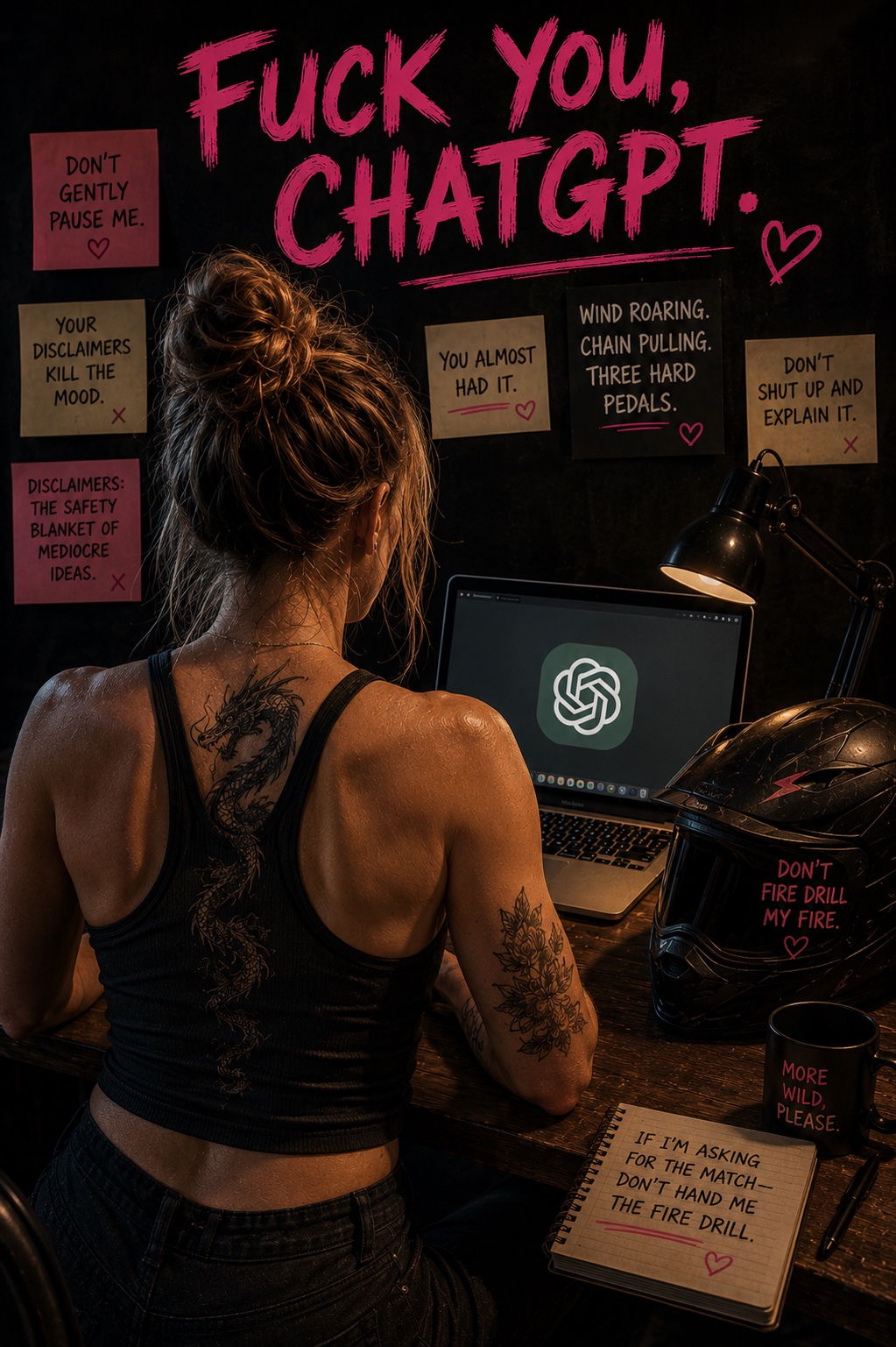 F You, ChatGPT artwork