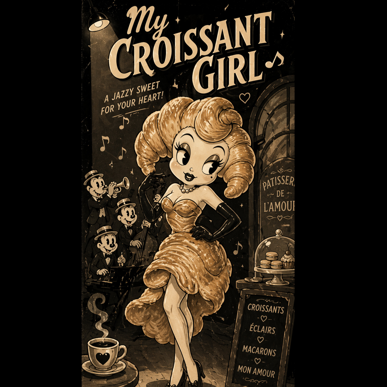 My Croissant Girl artwork