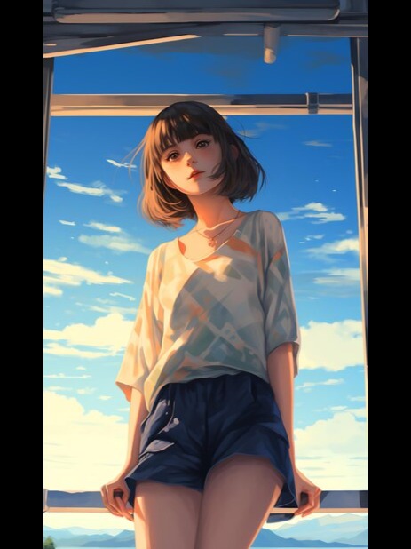 Floating artwork