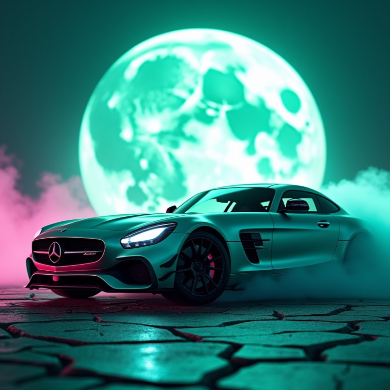Mercedes-Benz SLS AMG artwork