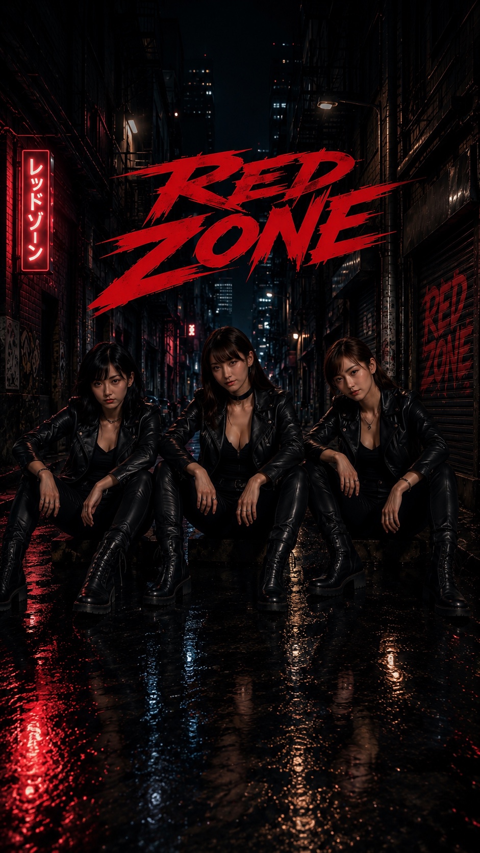 RED ZONE - POWER QUEEN VERSION artwork
