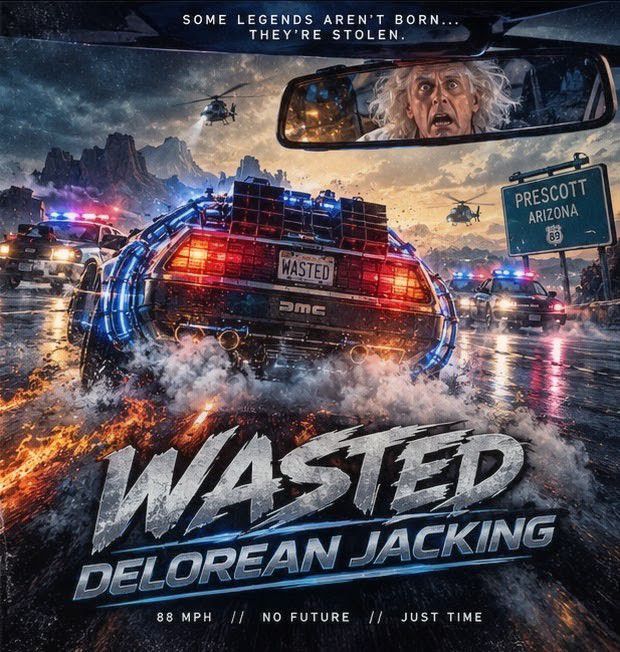 Delorean Jacking artwork