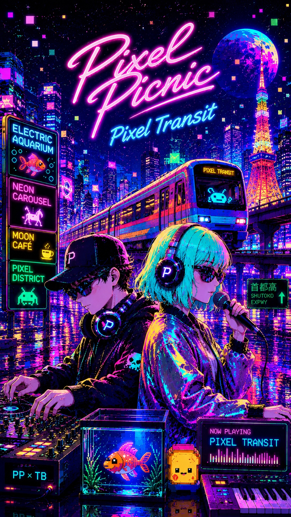 「Pixel Transit 」Pixel Picnic artwork