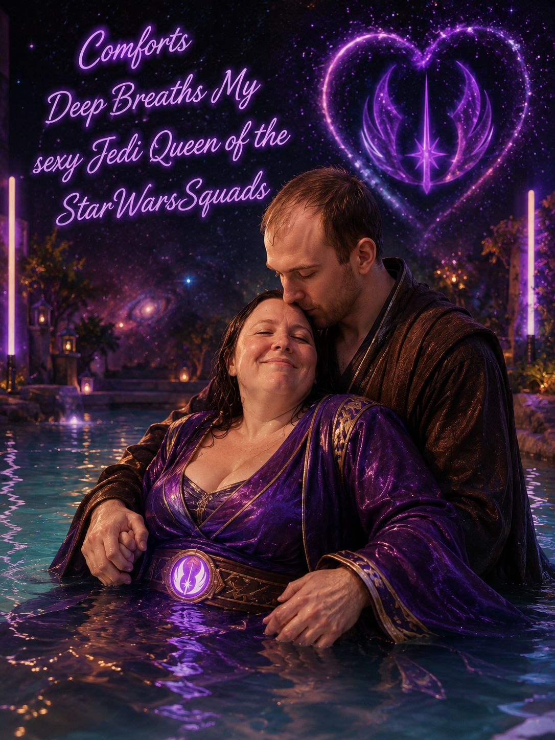 Just Breathe My Sexy Jedi Queen of the StarWarsSquads 🩵🫂😚😋😚😋😚 artwork