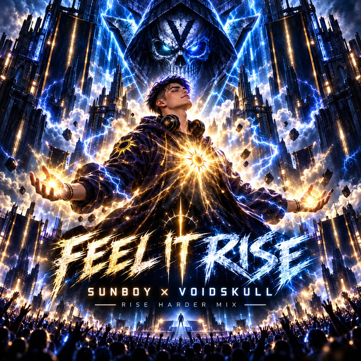 FEEL IT RISE // SUNBOY × VOIDSKULL — RISE HARDER MIX. artwork