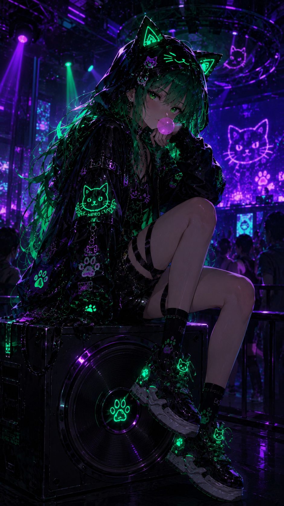 NEKO☆Glitch☆ BASSLINE artwork