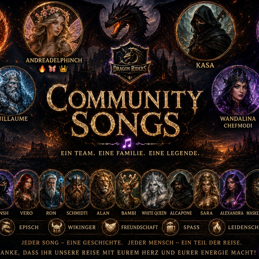 🐉🎵 Dragon Riders – Community Songs
