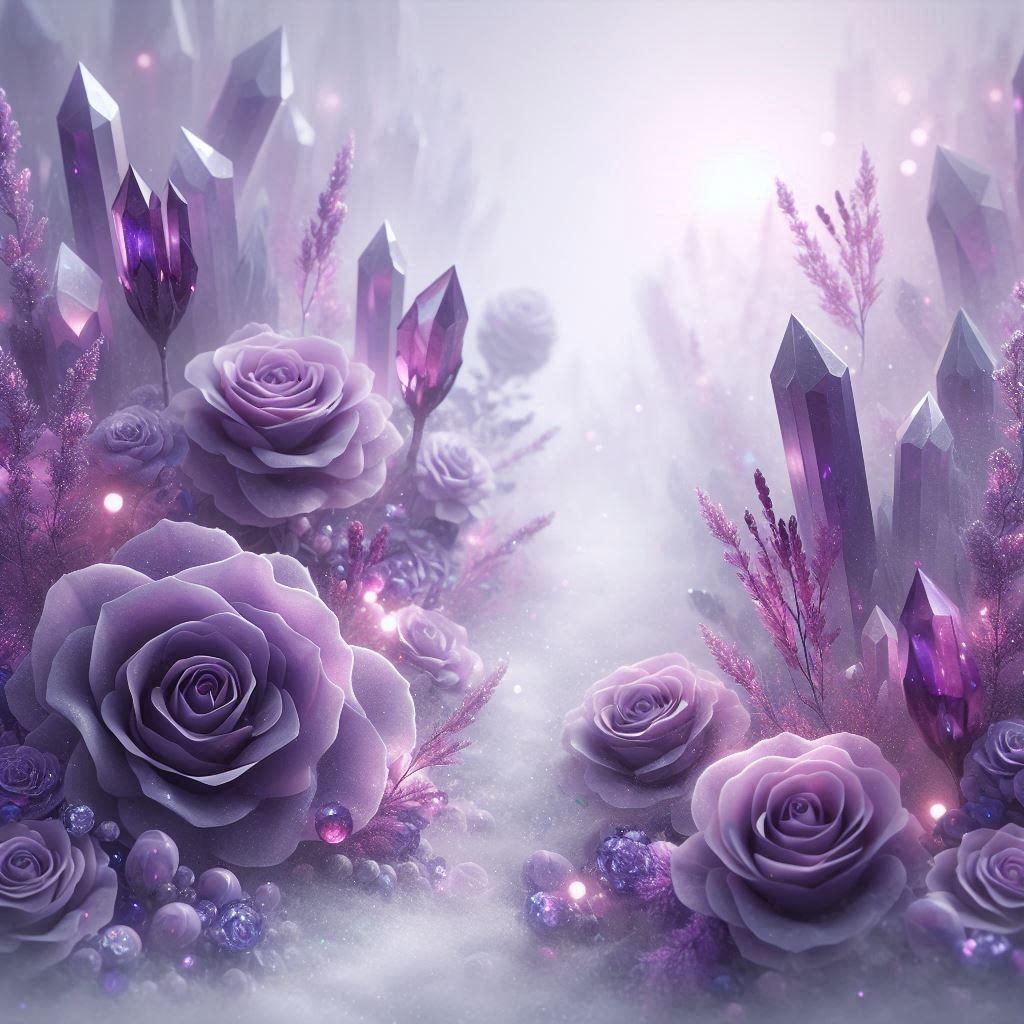 Crystals and Roses artwork