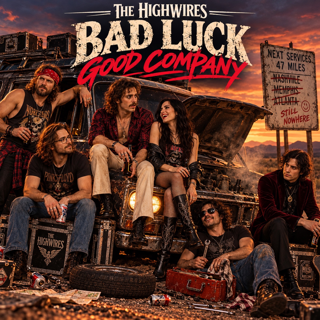 Bad Luck, Good Company artwork