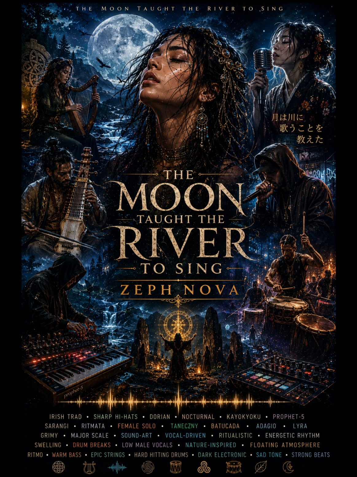 THE MOON TAUGHT THE RIVER TO SING artwork
