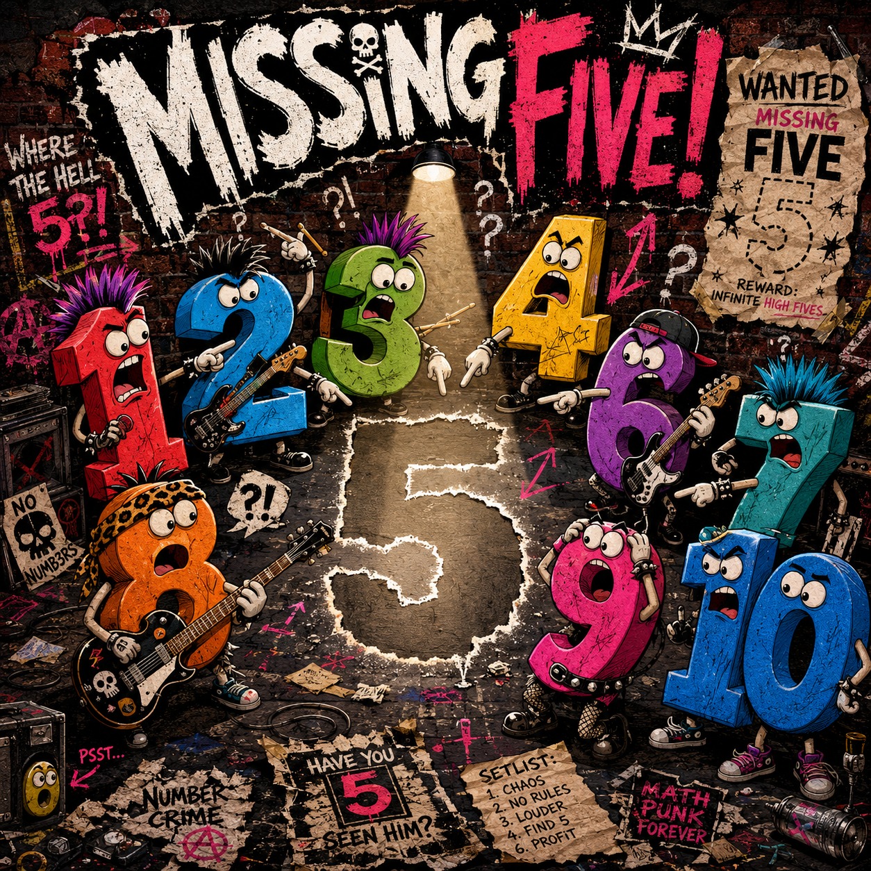 Missing Five! artwork