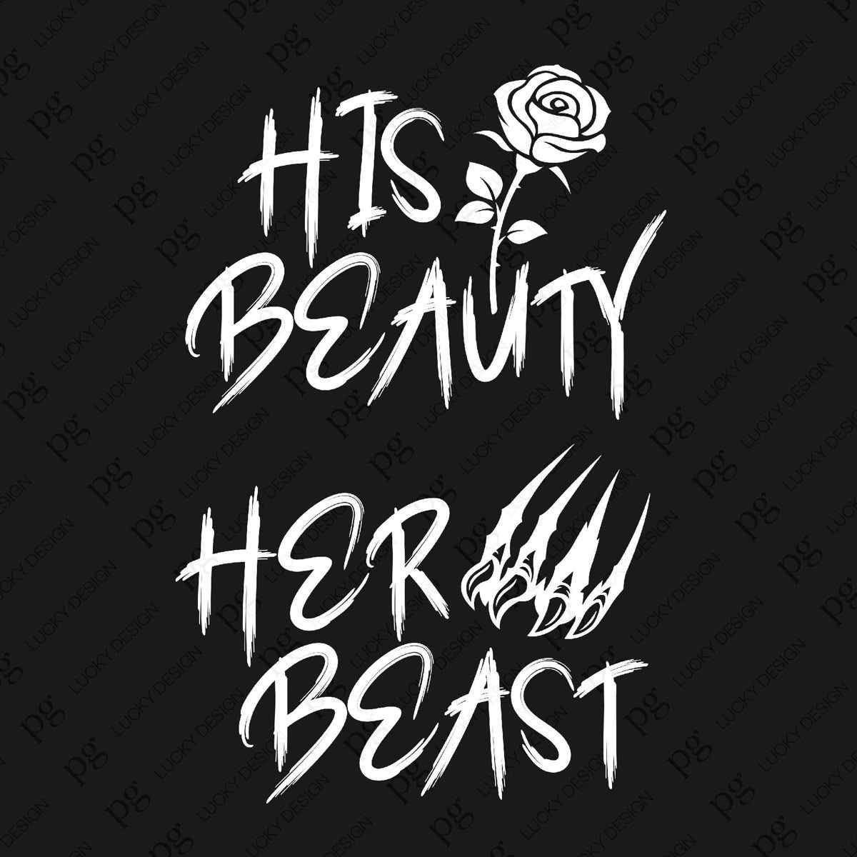 His Beauty, Her Beast artwork