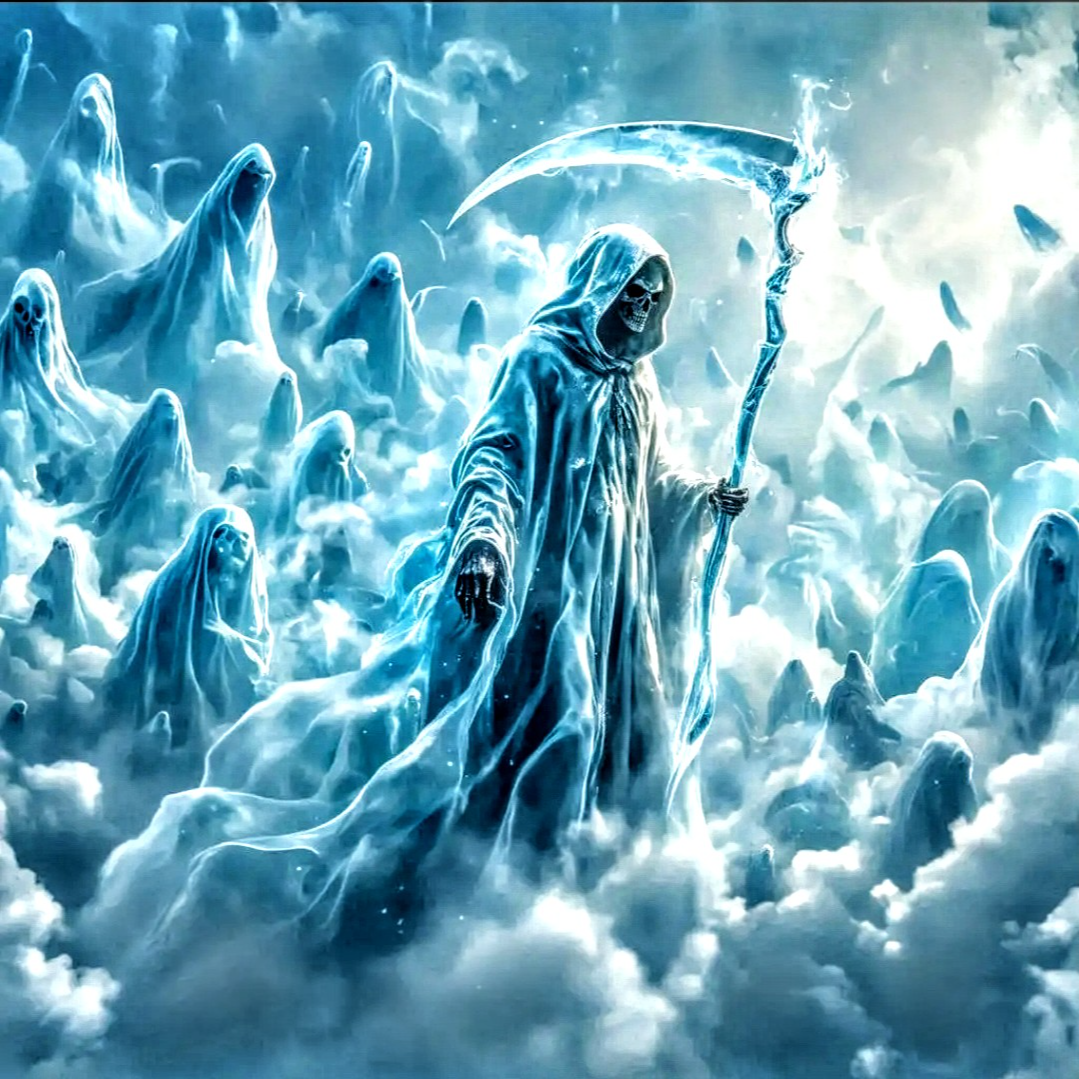 Light blue artwork