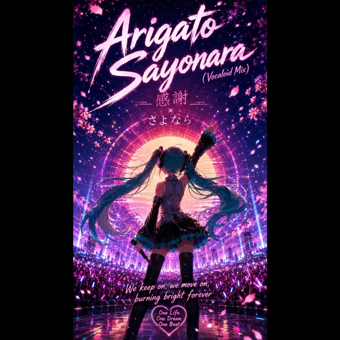 Arigato Sayonara (Vocaloid Mix) artwork