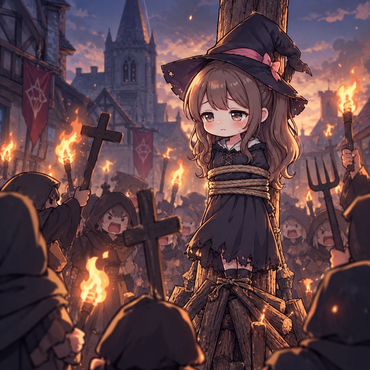 数えて嗤いて焚き火の戯れ（炎） artwork