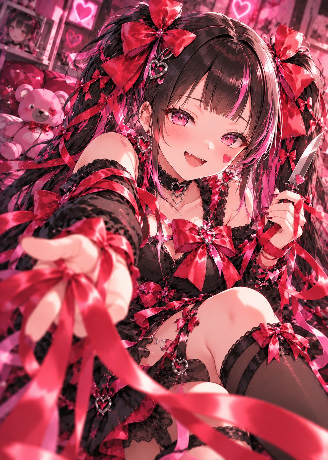甘くて危ないリボン artwork