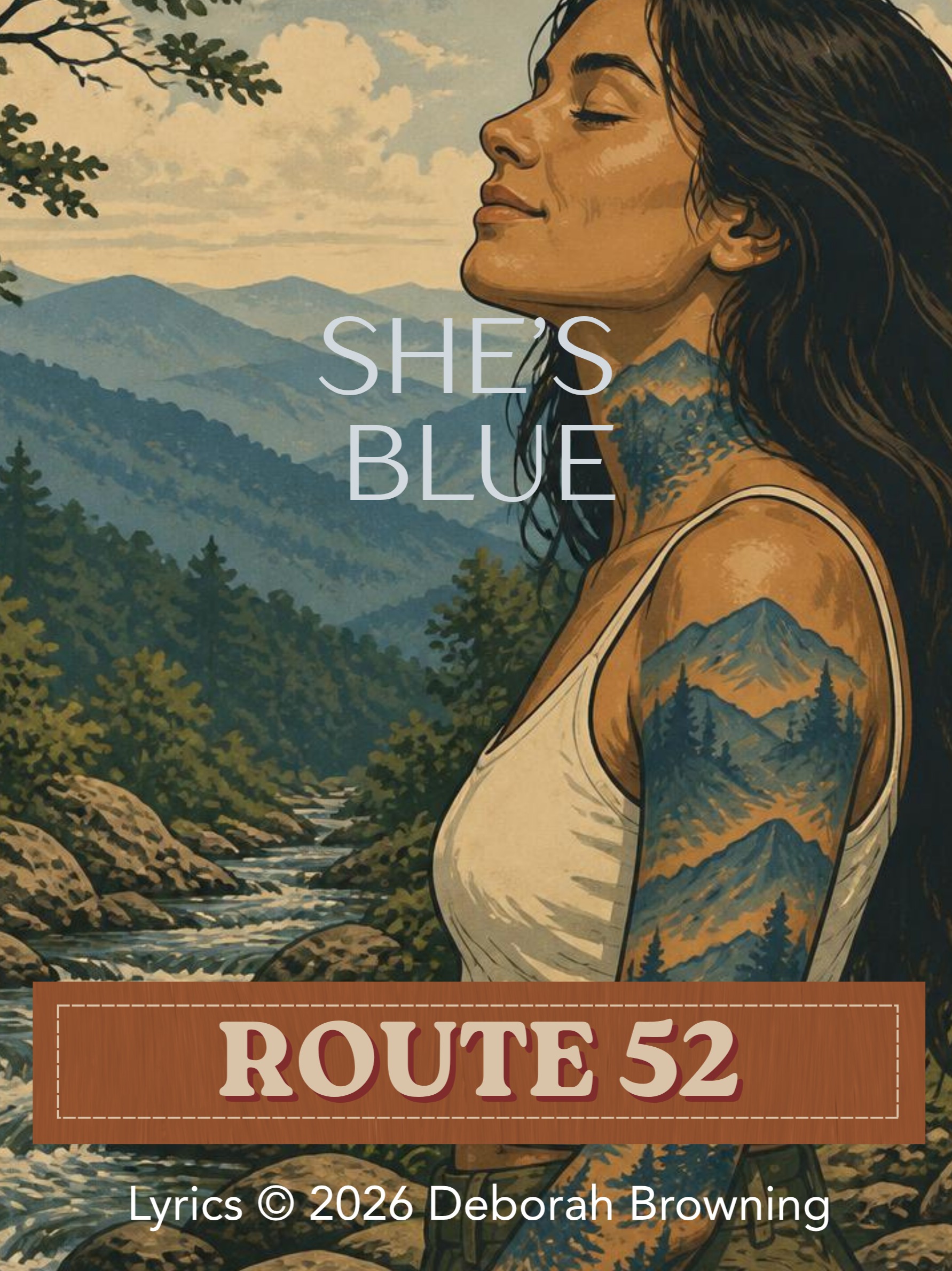 She’s Blue artwork