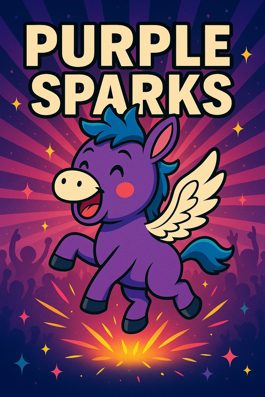 Purple Sparks! artwork