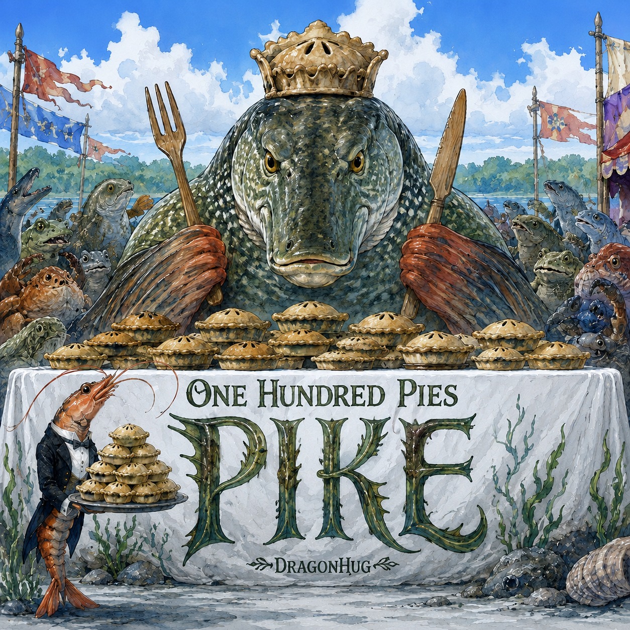 One Hundred Pies Pike artwork