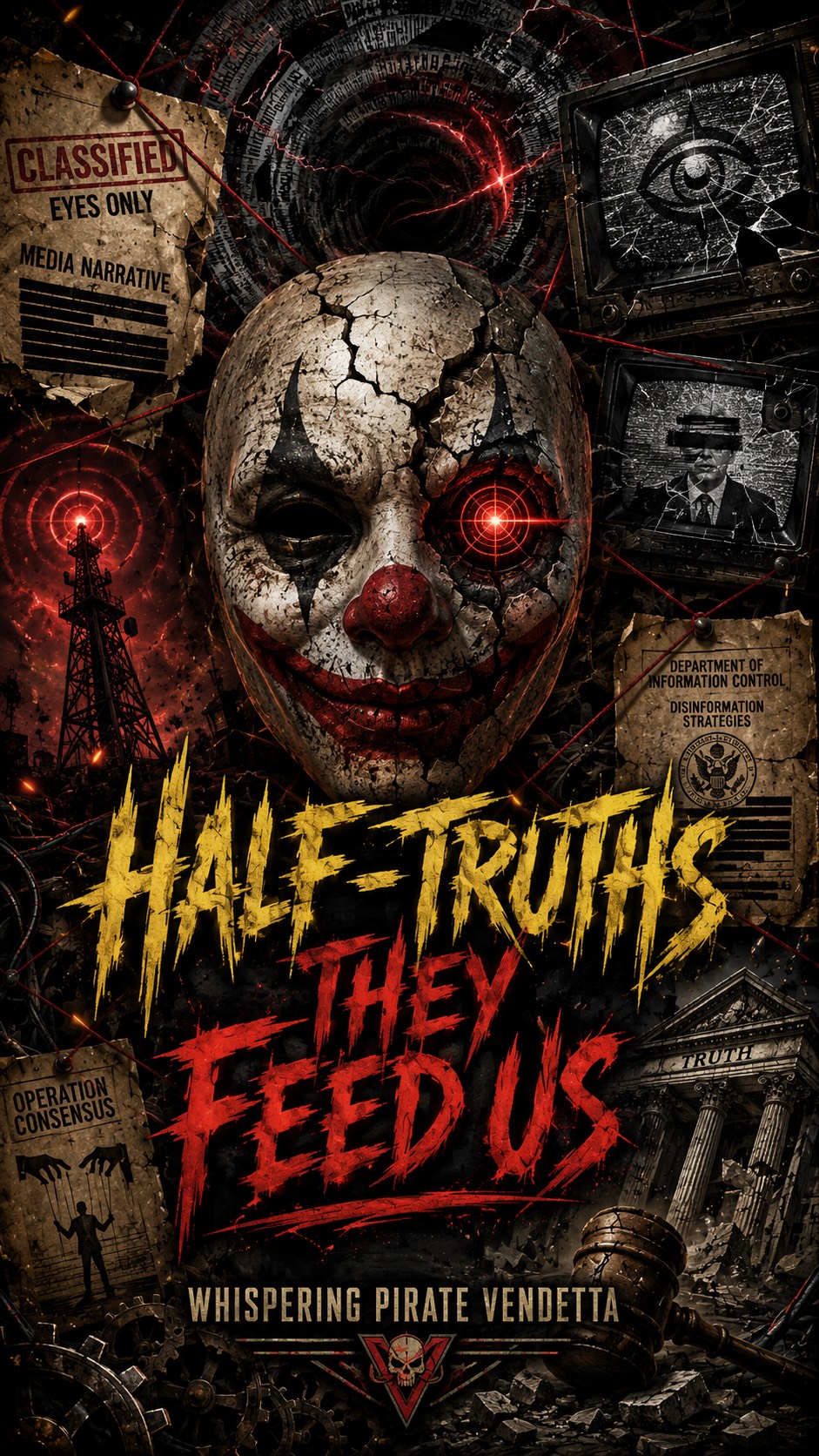 HALF-TRUTHS THEY FEED US artwork