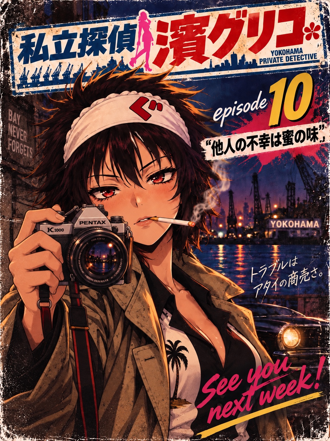 私立探偵 濱グリコ「次回（10話）予告」他人の不幸は蜜の味 artwork
