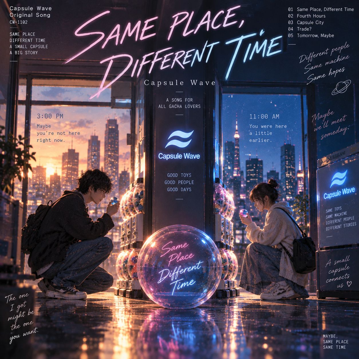 SAME PLACE, DIFFERENT TIME artwork