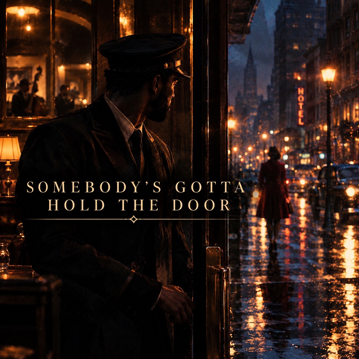 Somebody's Gotta Hold the Door artwork