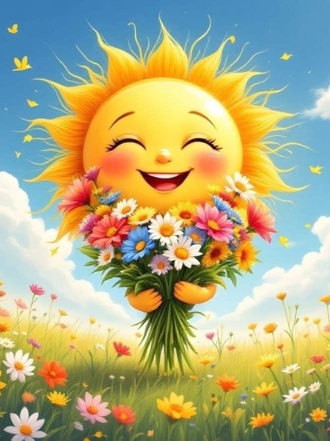 Sunny smiles artwork