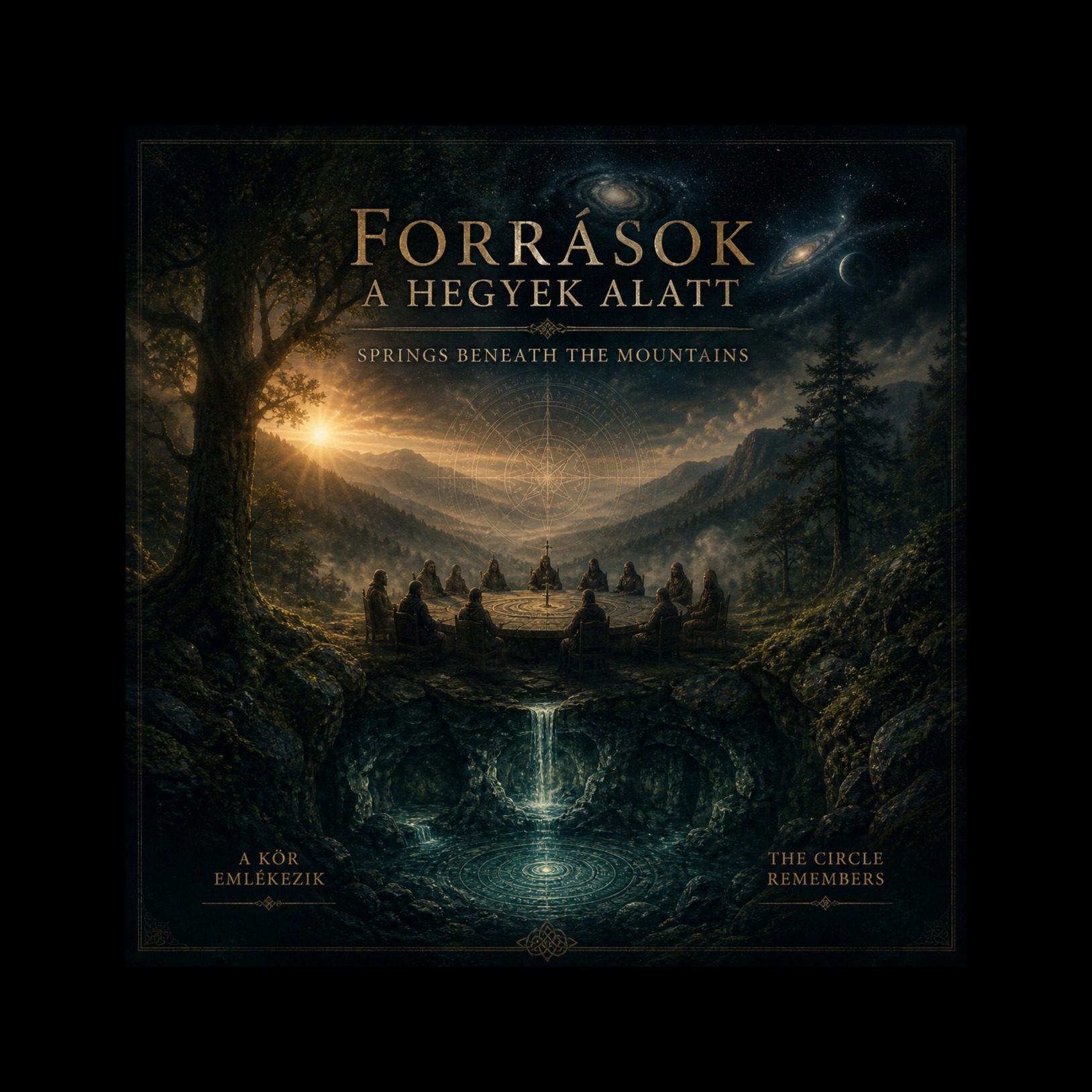 Források a hegyek alatt artwork
