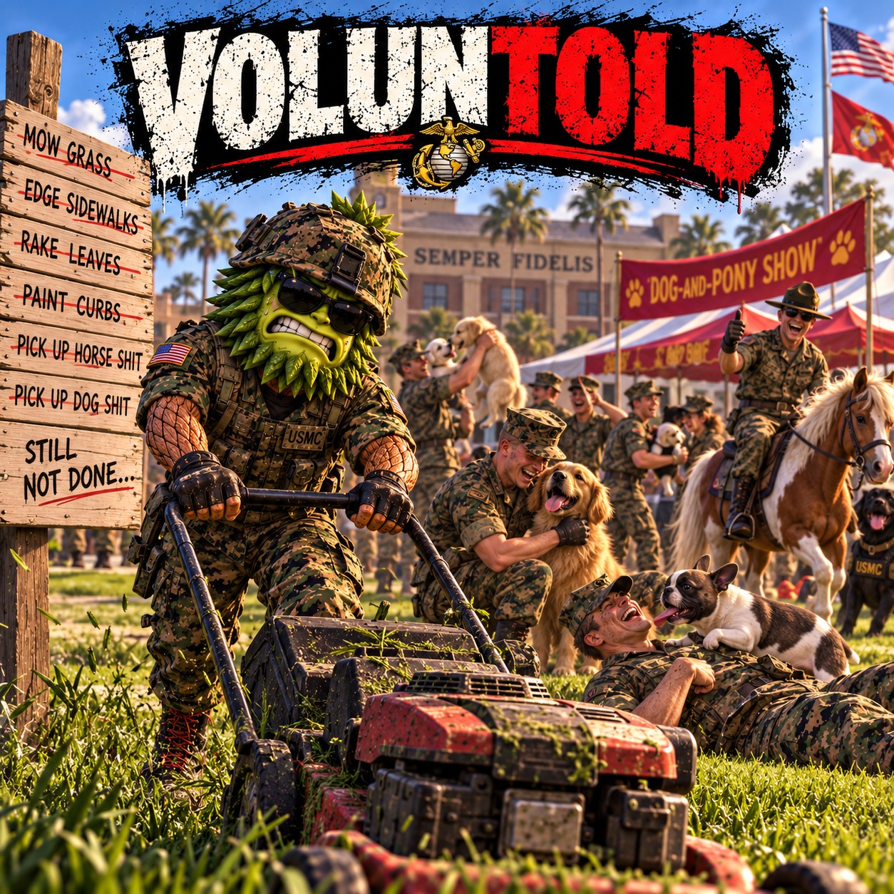 VOLUNTOLD artwork