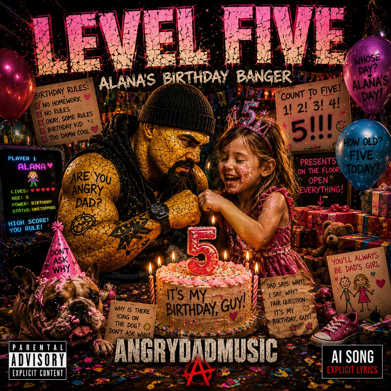 LEVEL FIVE — ALANA’S BIRTHDAY BANGER artwork