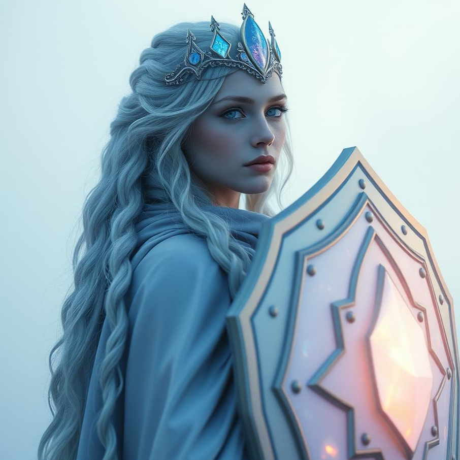 Hlín er nálæg (Hlín is Near - Norse Goddess Version) artwork