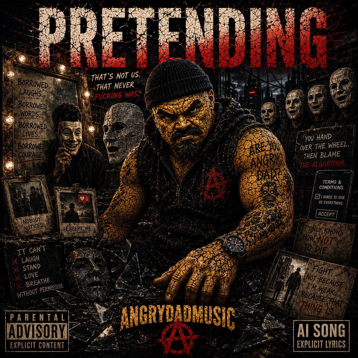 Pretending artwork