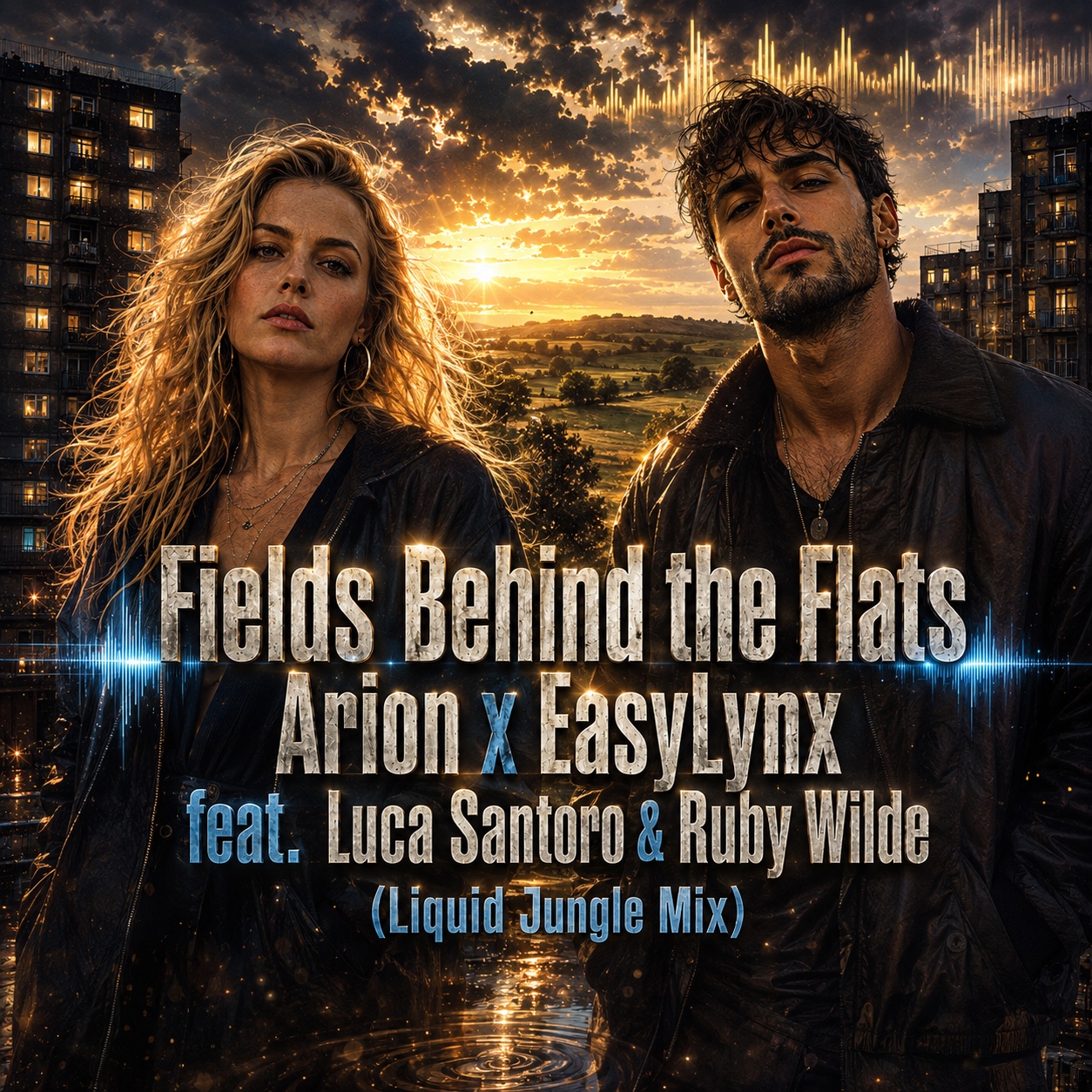 Fields Behind the Flats – Arion x EasyLynx Feat Luca Santoro & Ruby White (Liquid Jungle Mix) artwork
