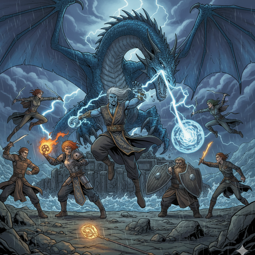 5 - Caçadores e Tempestade artwork