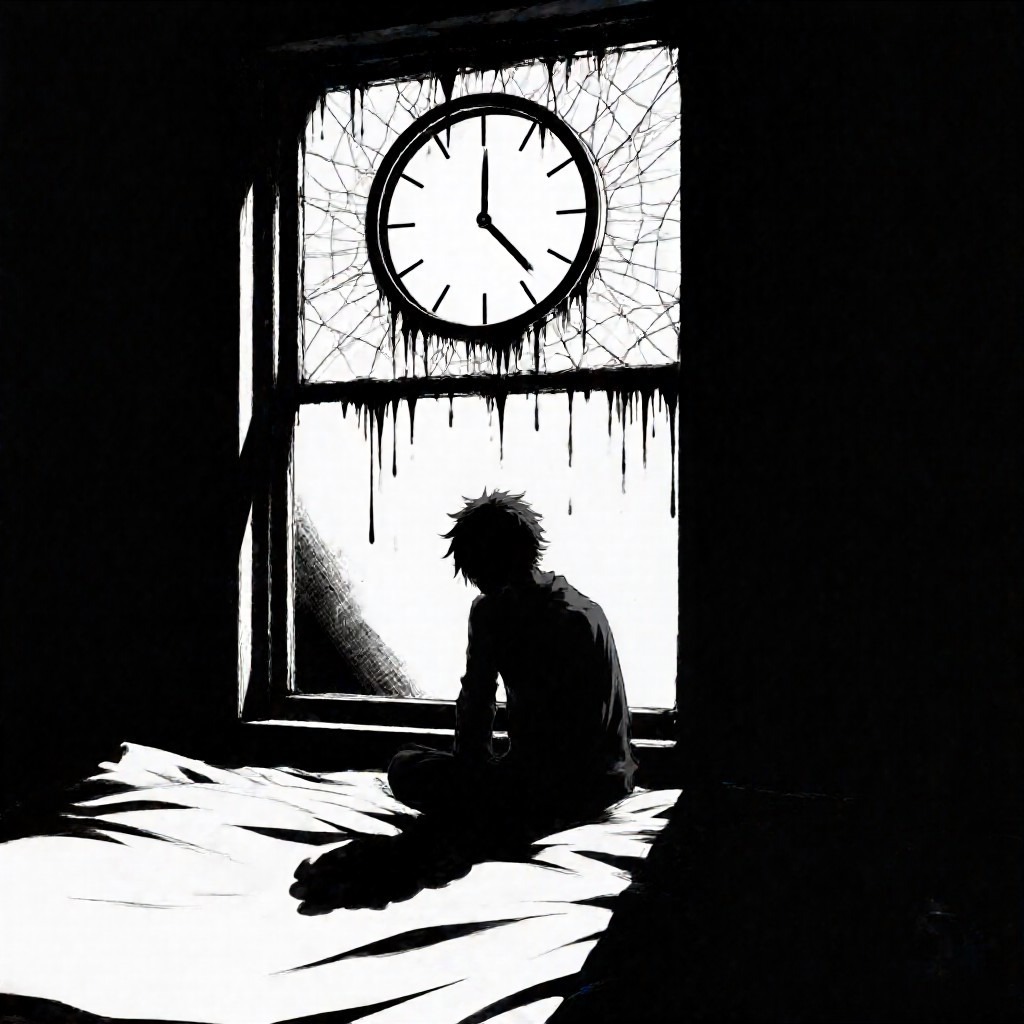 Thin Clock Glass artwork