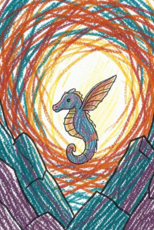 seahorses artwork
