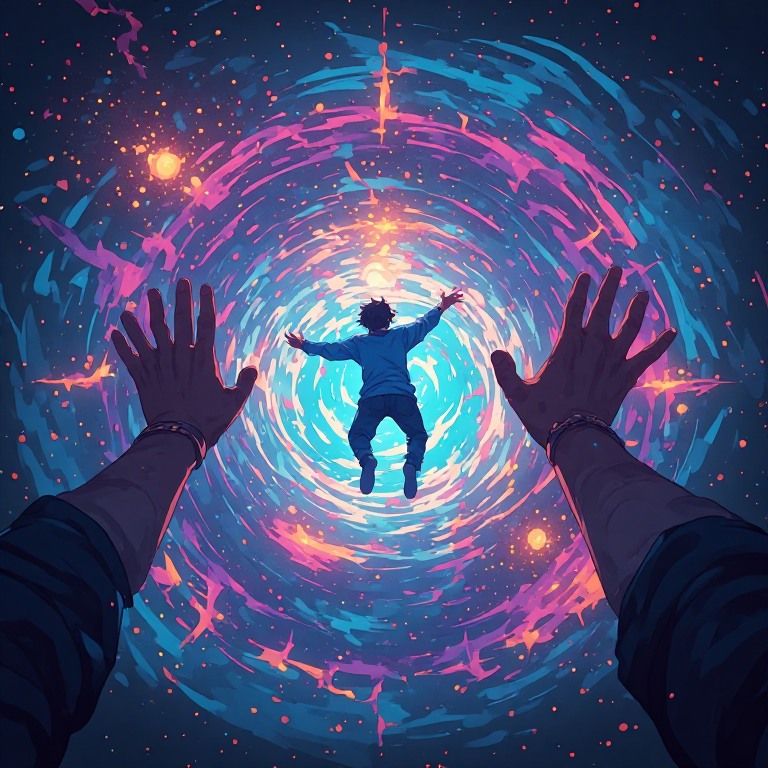 Drifting through the Haze artwork